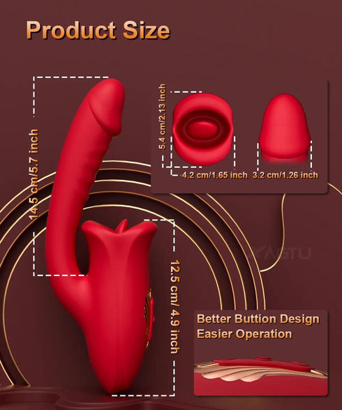 Vibrator Tongue Licking